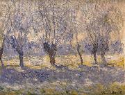 Claude Monet Willows in Haze,Giverny oil painting reproduction